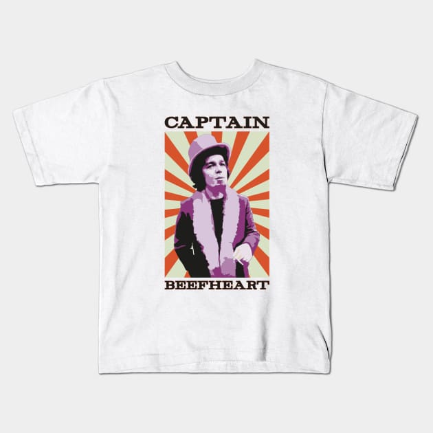 Captain Beefheart Kids T-Shirt by ProductX